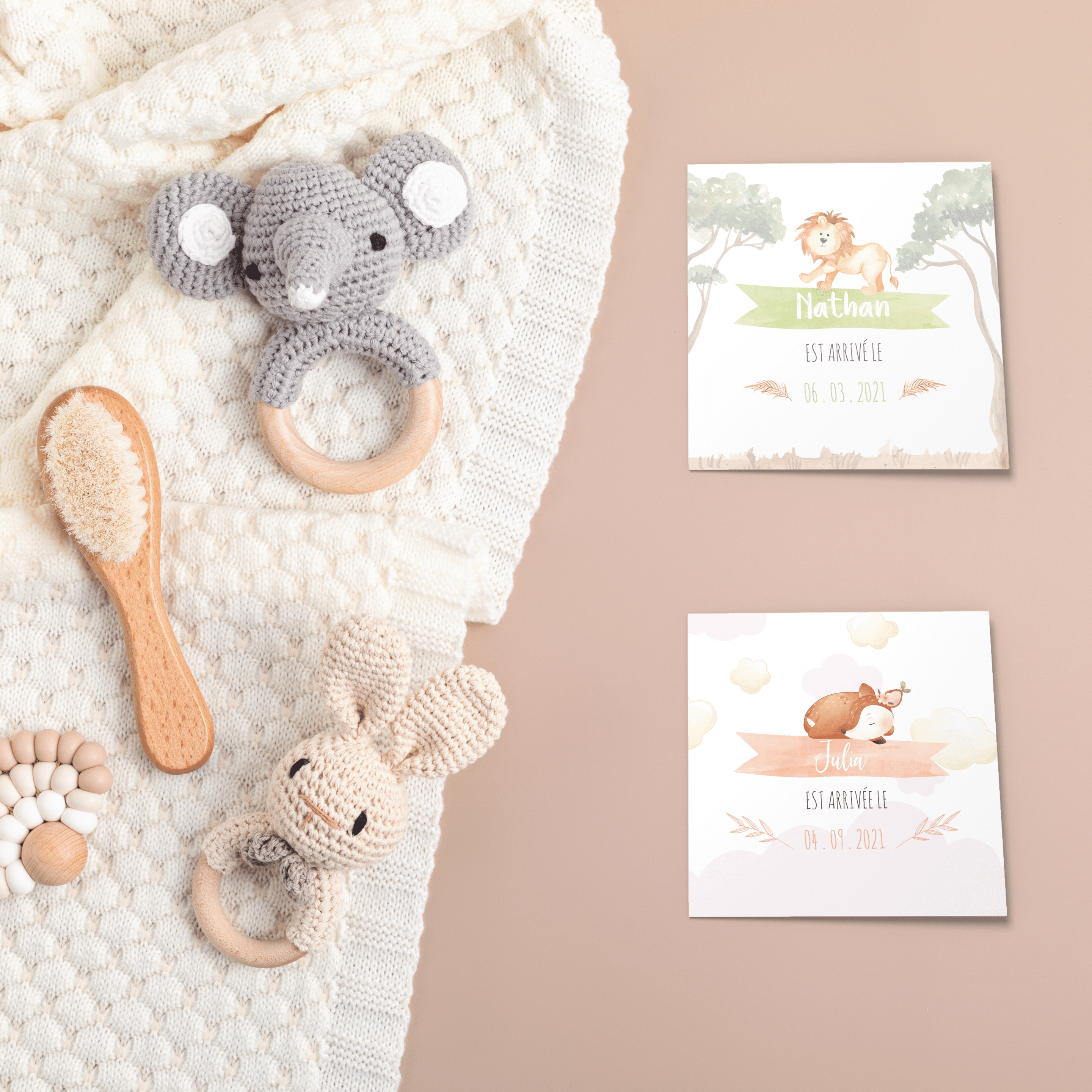 Faire-Part de naissance et baptême