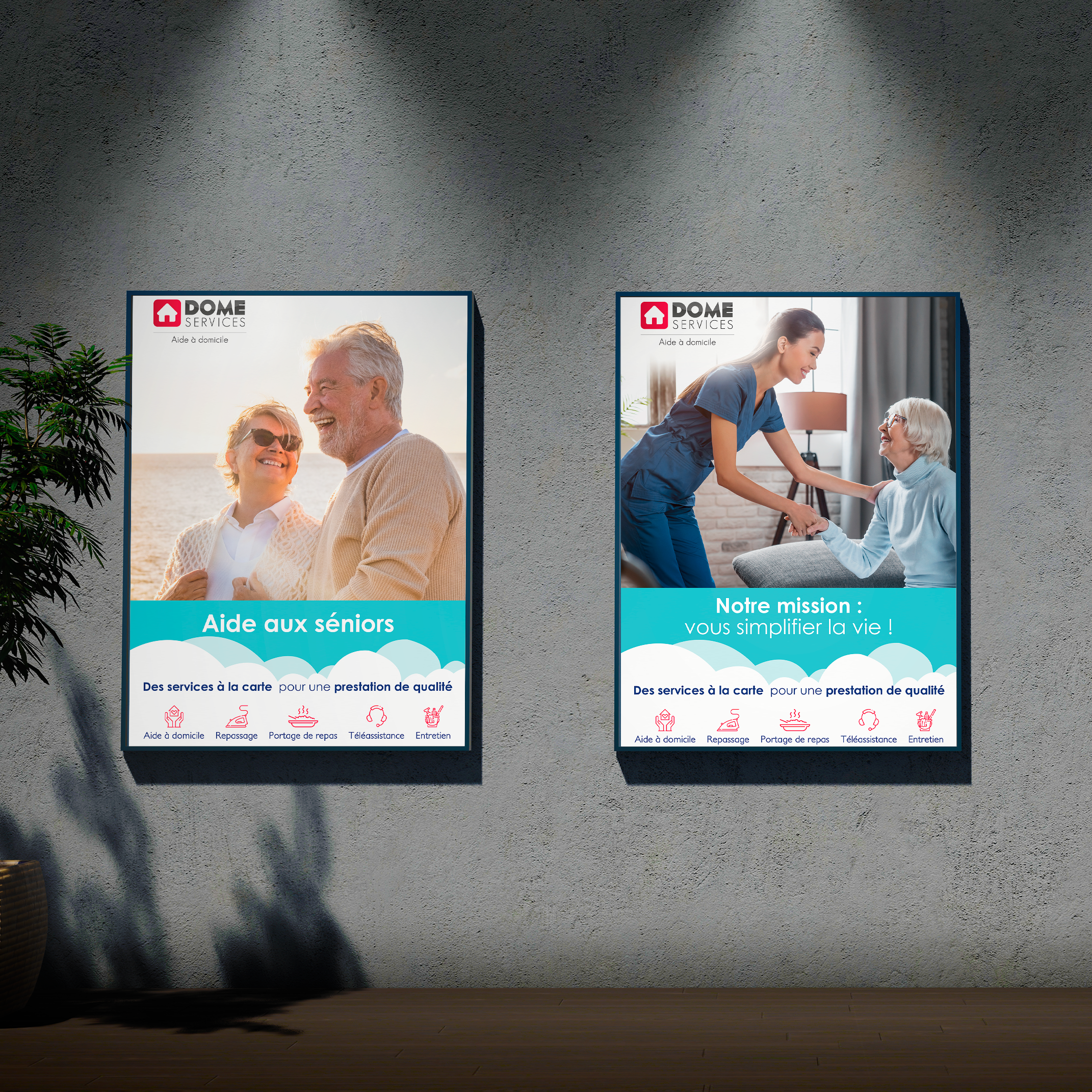 Branding et Impression pour Dome Services